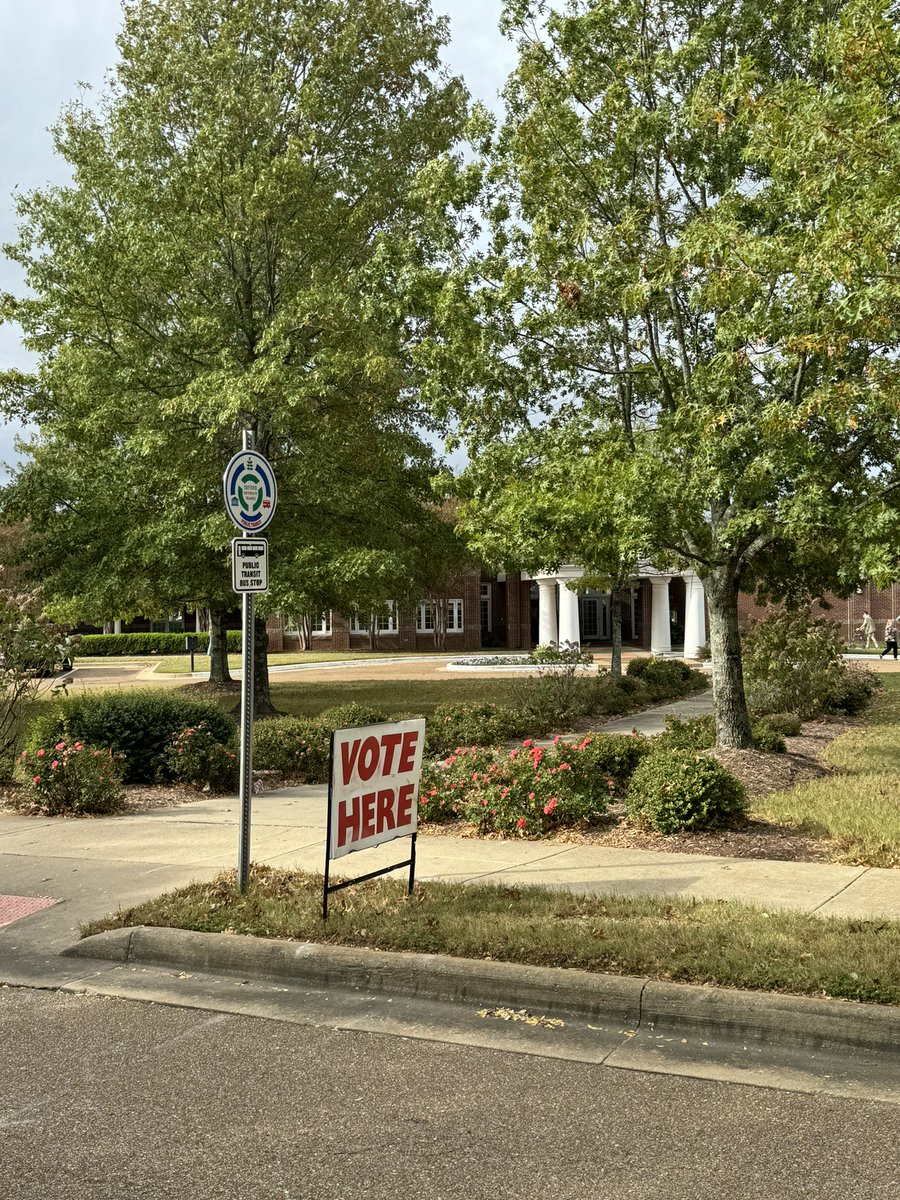 Polls are open 7 AM - 7 PM ✅