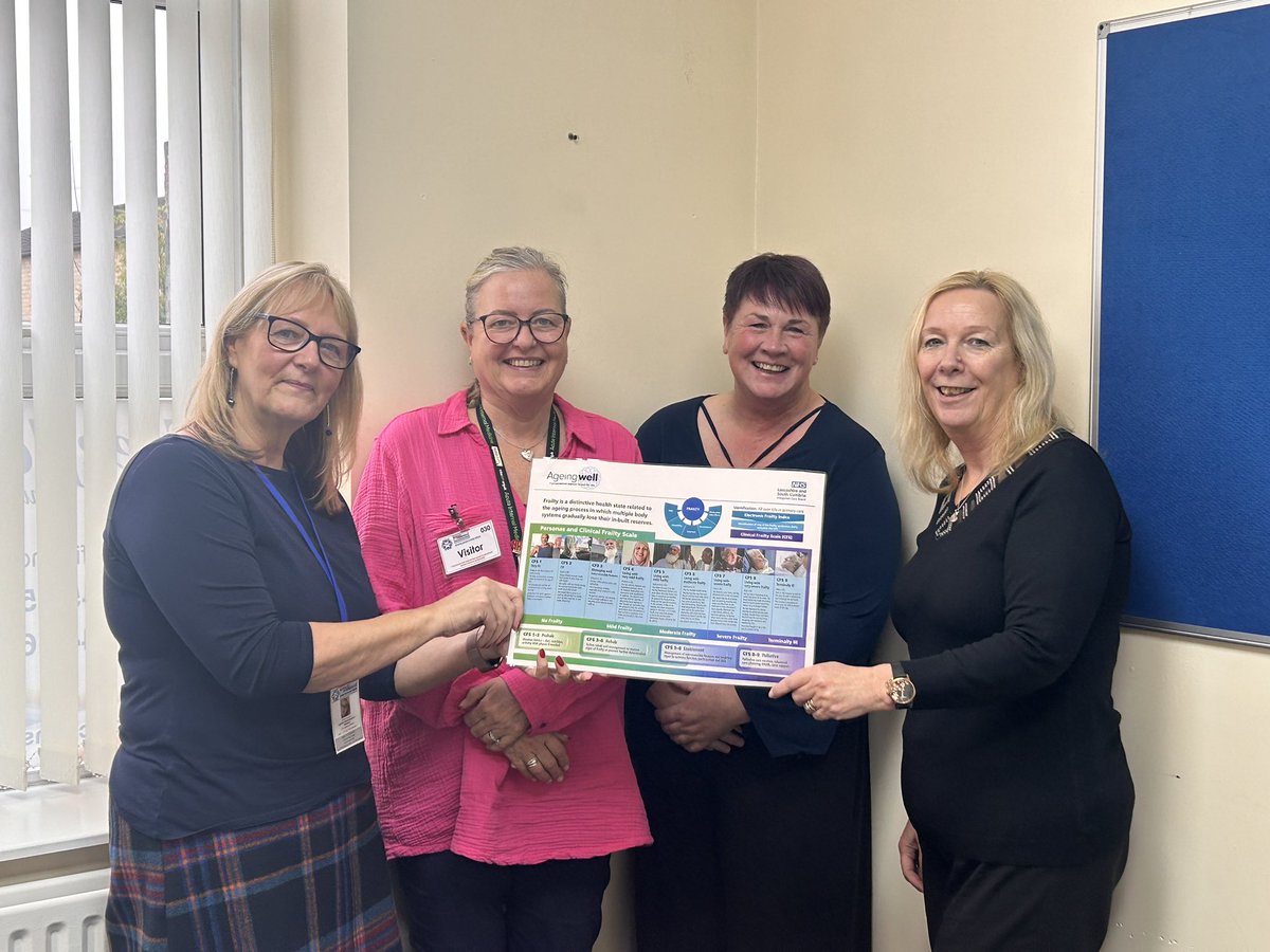 Amazing morning discussing opportunities to improve system working for people living with frailty with the fabulous services and offer with Burnley, Pendle and Rossendale CVS <a href="/pjblues/">Paula Almond</a> <a href="/TonyMcD99535329/">Tony McDonald</a>