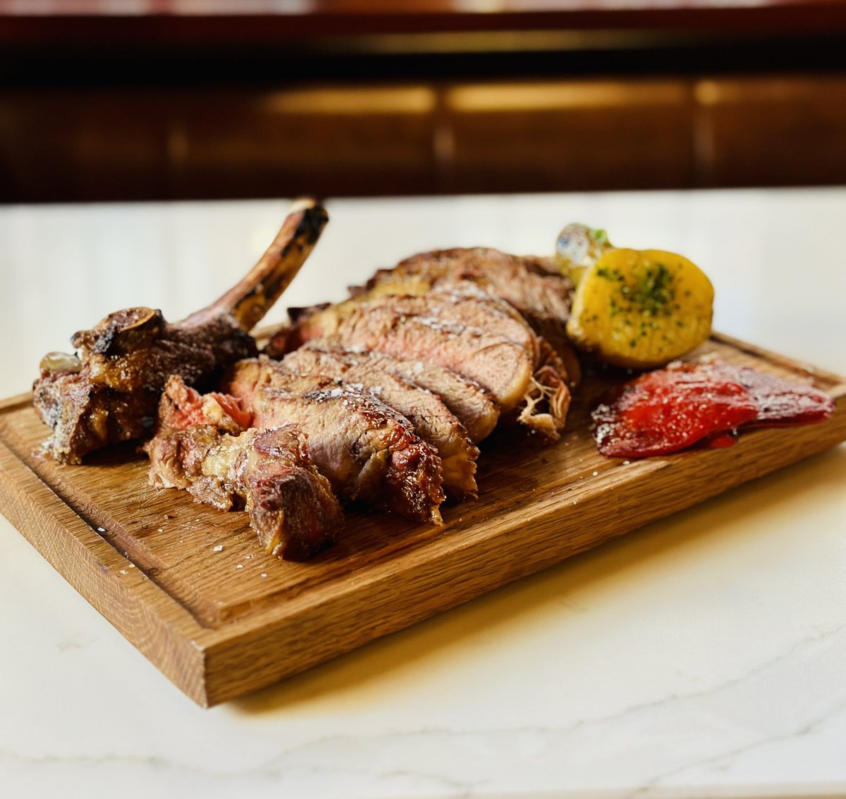 LaGorditaDublin's tweet image. Our 30 day-aged #chuletón #ribeye is the perfect feast during these chillier evenings paired with the sweetness of our roasted Piquillo peppers? Match made in heaven. Open 5pm Tues-Fri 1pm Sat all the way through