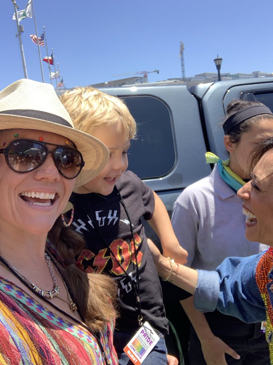 Because she glows on kids, stepping out of line to come shine on this sweet boy of mine. He - and all kids - deserve to grow up respecting our political figures and processes and believing in the American Dream. 

#harriswalz2024