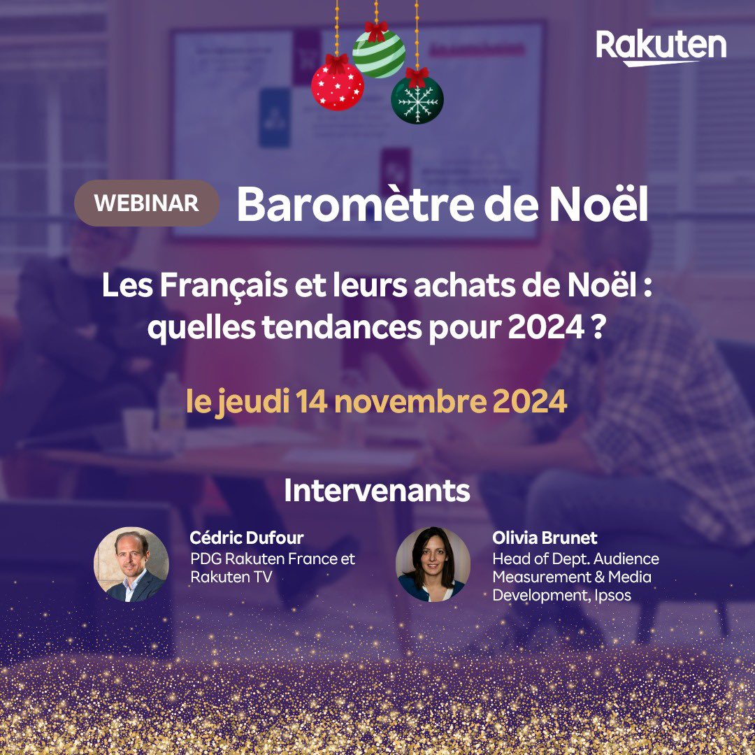 ➡️ Quelles seront les tendances #conso des Français à #Noël ? La seconde main sera-t-elle la star sous le sapin ?

Trouvez ces réponses le 14 novembre à 9h, lors de la présentation de notre baromètre <a href="/IpsosFrance/">Ipsos France</a> avec <a href="/LADN_EU/">L'ADN 🧬</a> : event.webinarjam.com/register/25/ro…