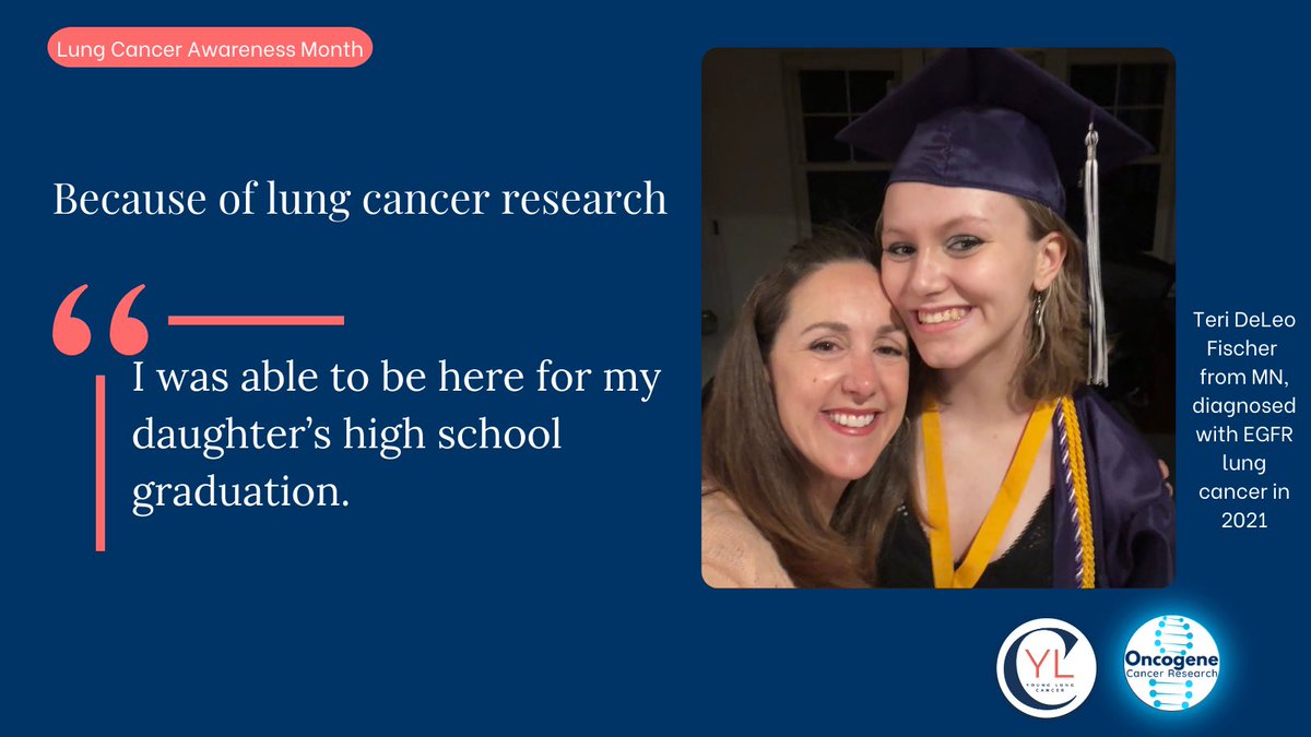 Young Lung Cancer Initiative (@younglungcancer) on Twitter photo Making memories is one of the biggest gifts research can give us. Like for Teri, diagnosed w EGFR #lungcancer in ‘21
#BecauseofResearch, Teri was able to see her daughter graduate from highschool. We need more research for more milestones
<a href="/OncogeneCancer/">Oncogene Cancer Research</a> <a href="/EGFRResisters/">EGFR Resisters</a>
#lcam Making memories is one of the biggest gifts research can give us. Like for Teri, diagnosed w EGFR #lungcancer in ‘21
#BecauseofResearch, Teri was able to see her daughter graduate from highschool. We need more research for more milestones
<a href="/OncogeneCancer/">Oncogene Cancer Research</a> <a href="/EGFRResisters/">EGFR Resisters</a>
#lcam