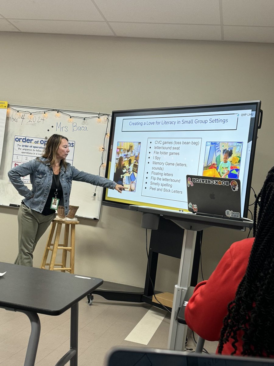 MsDinaMansi's tweet photo. Learning different strategies to help students fall in love with reading! @HMC1Proud  #FallSummit2024 https://t.co/iQ4iHjIP72