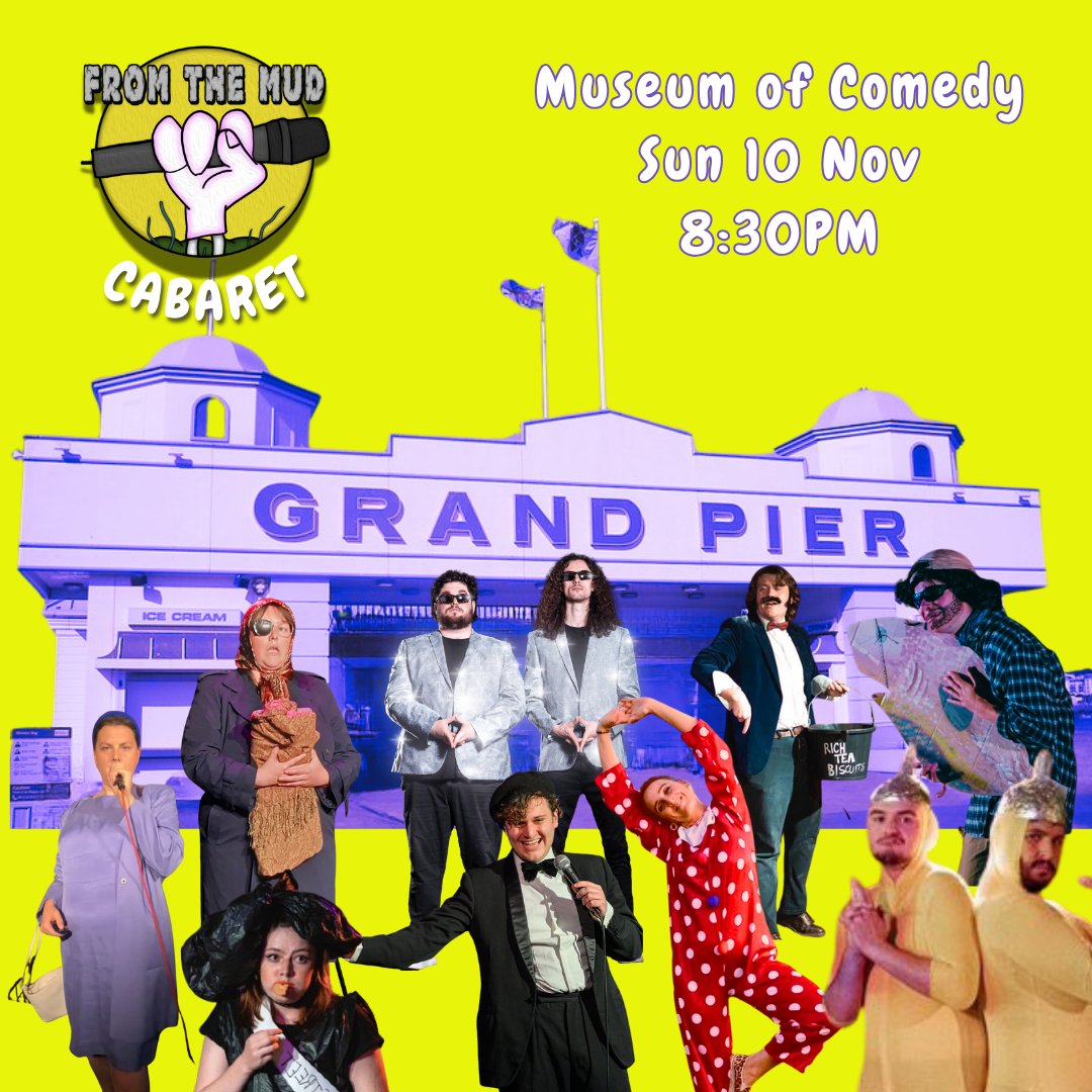 British Comedy Live (@uklivecomedy) on Twitter photo Weston-super-Mare alternative comedy collective <a href="/FromTheMud1/">From The Mud</a> are putting on a showcase at London's @MuseumOfComedy on Sunday. Use the code FROMTHEMUD for 25% off tickets.
museumofcomedy.ticketsolve.com/ticketbooth/sh… Weston-super-Mare alternative comedy collective <a href="/FromTheMud1/">From The Mud</a> are putting on a showcase at London's @MuseumOfComedy on Sunday. Use the code FROMTHEMUD for 25% off tickets.
museumofcomedy.ticketsolve.com/ticketbooth/sh…