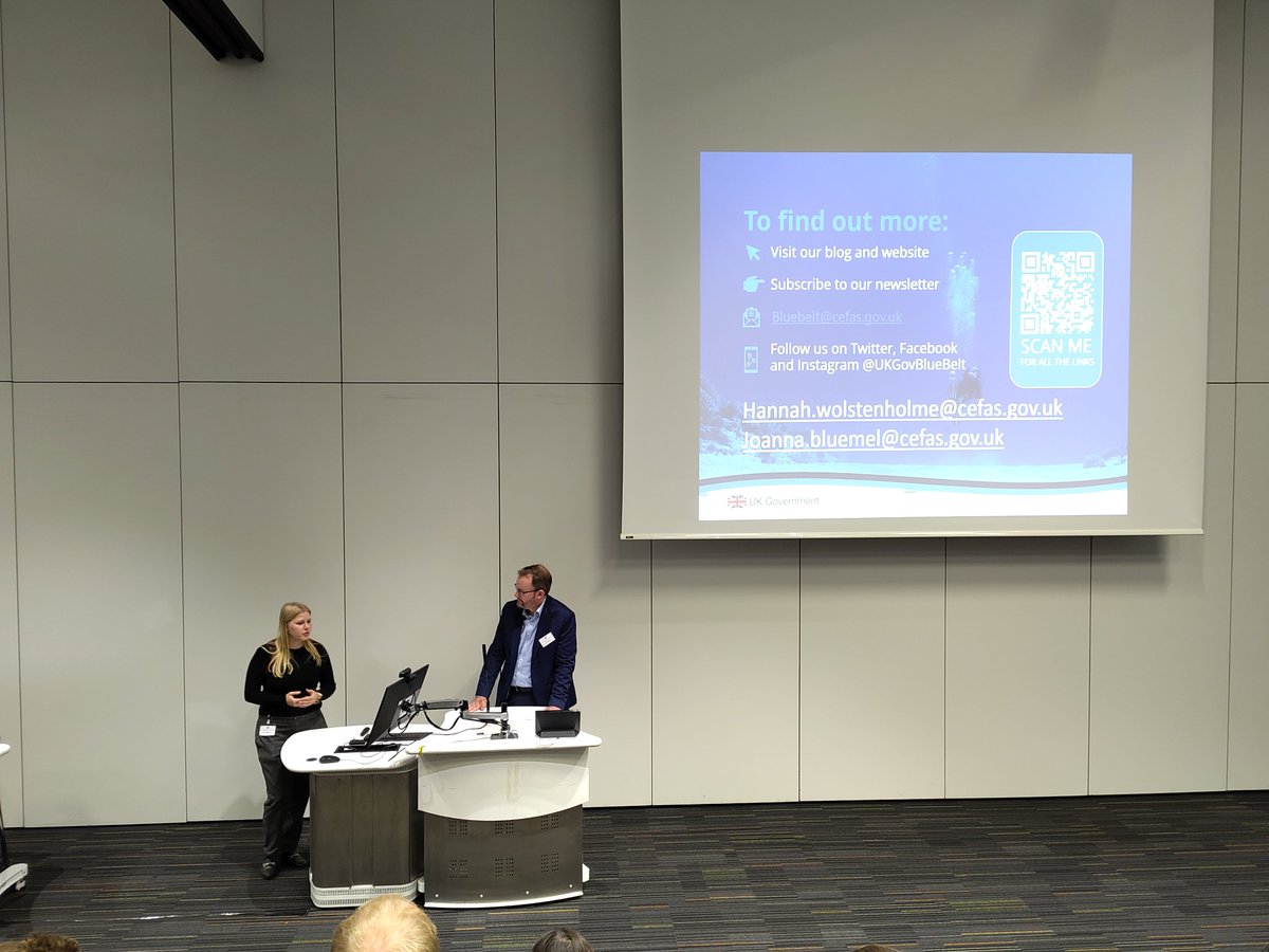 Great talk by Hannah Wolstenholme from <a href="/CefasGovUK/">Cefas</a>  on Pitcairn marine research at #MASTSASM2024