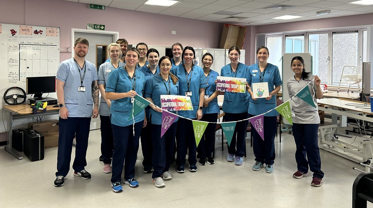 NHSTayside's tweet photo. Our Occupational Therapists are celebrating Occupational Therapy Week!

Occupational therapy plays a vital role in health, social care and society. It enables people to manage their health and care needs and to do the occupations that they want, need and like to do. https://t.co/r2WaJHUoGe
