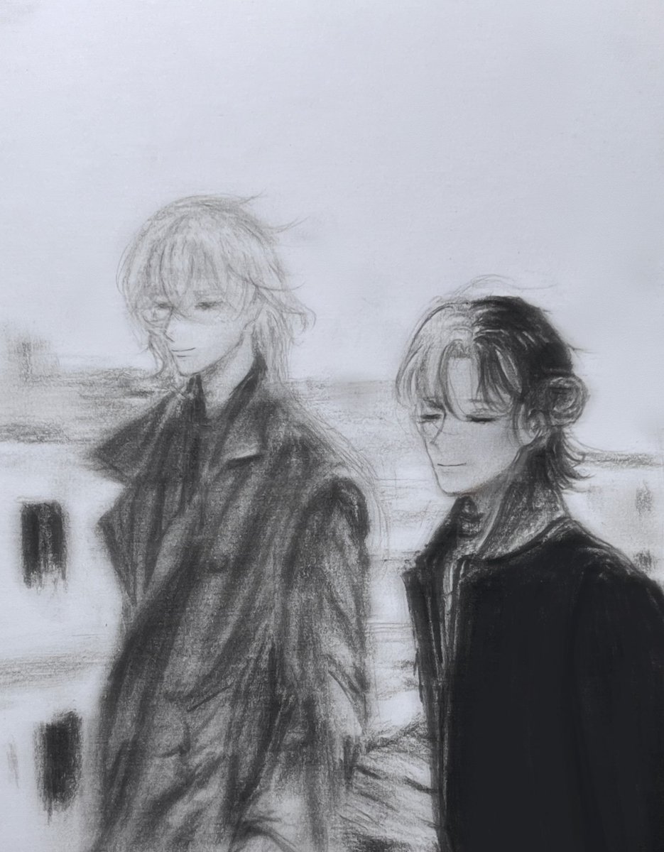 mycatlamb's tweet photo. I prefer hand drawing😌
Feeling the shape of wind to come with grim…… #ADateWithDeath 

*with reference https://t.co/FLF8djtk3k