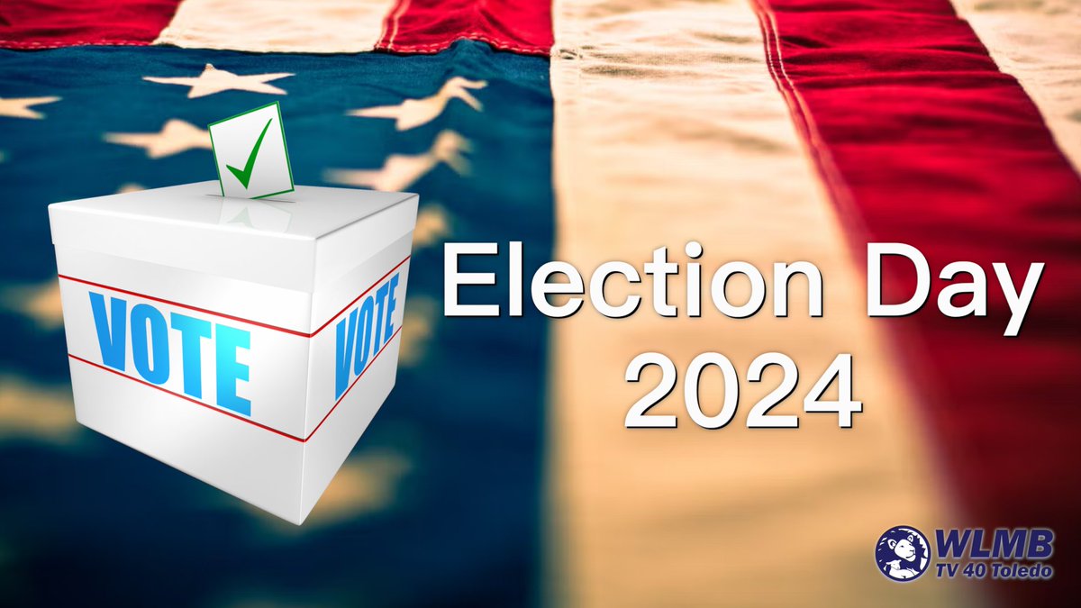 WLMBTV40's tweet photo. Happy Election Day! Remember, no matter who wins God is still on the throne. 
#Election2024 #ElectionDay #Vote2024 https://t.co/7px5DjyT4P