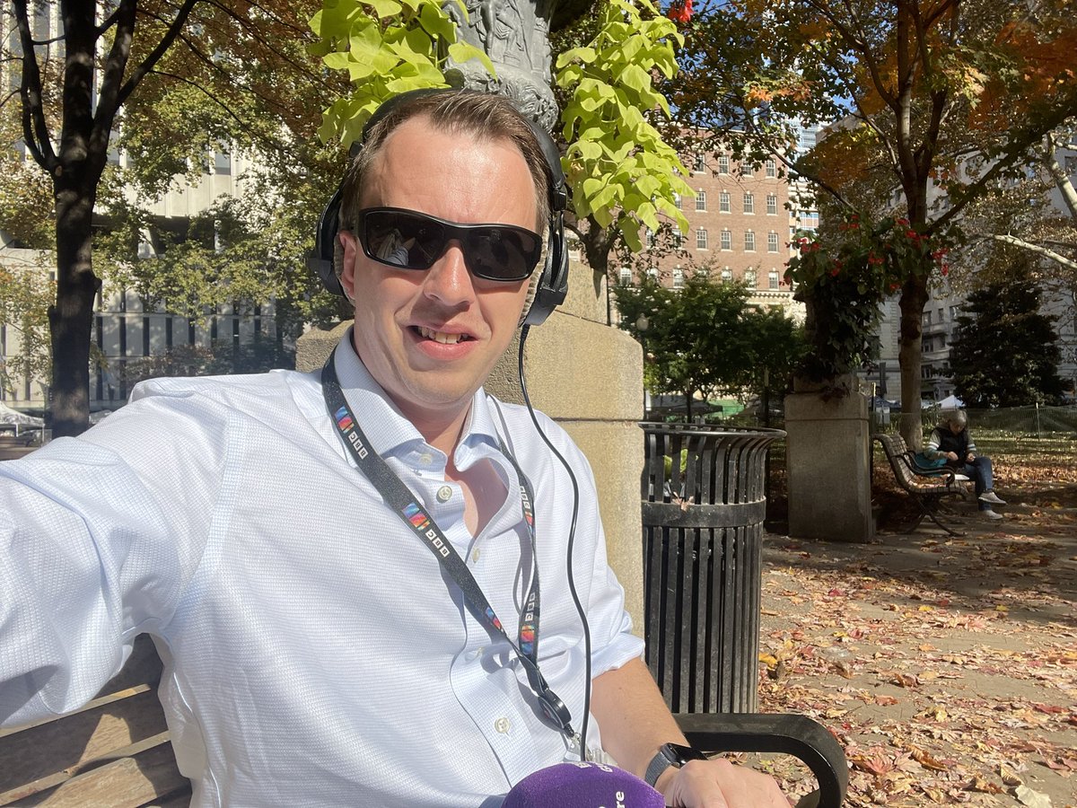 It’s election day! - 24c here in Philly. Just settling in to chat with BBC colleagues across the UK over the next couple of hours.