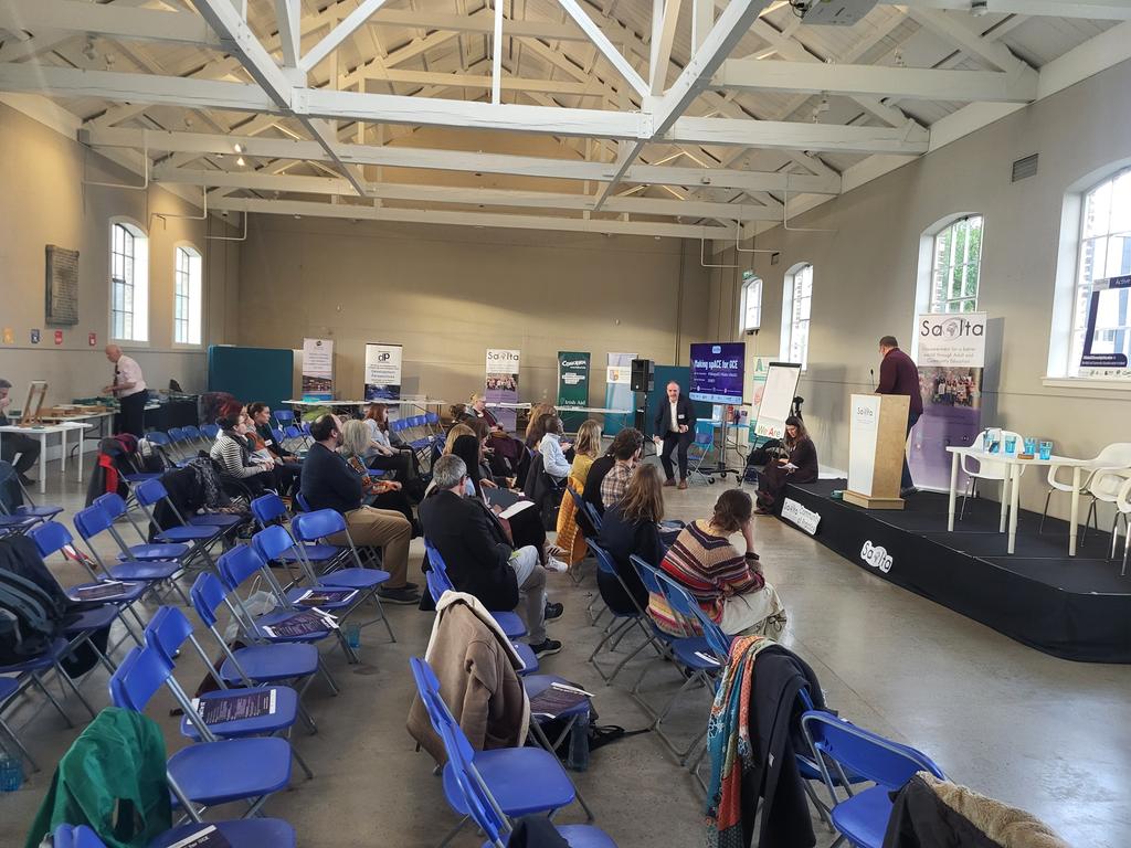 NickJDoran's tweet photo. Wee have 3 #GCE breakout rooms focusing on #capacitybuilding #resources and @SaoltaEd's #GlobalCompass going on at @RichBarracks right now. Ways of thinking about #ActiveCitizenshipEducation https://t.co/vpclRFTvhP