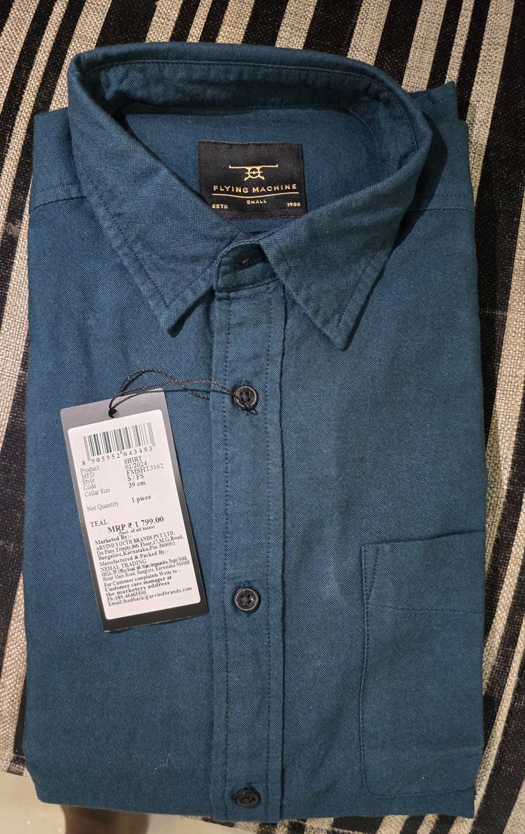 sibilan007's tweet photo. @myntra @MyntraSupport @jagograhakjago
Ord. ID-1279822-8489728-8012101 
Comp. ID-IN24102017050522167444
I purchased a S size shirt, as it was small, I ordered an exchange for M size. The status of the exchange was marked as completed without the exchange product being delivered. https://t.co/VGaA5mpHZS