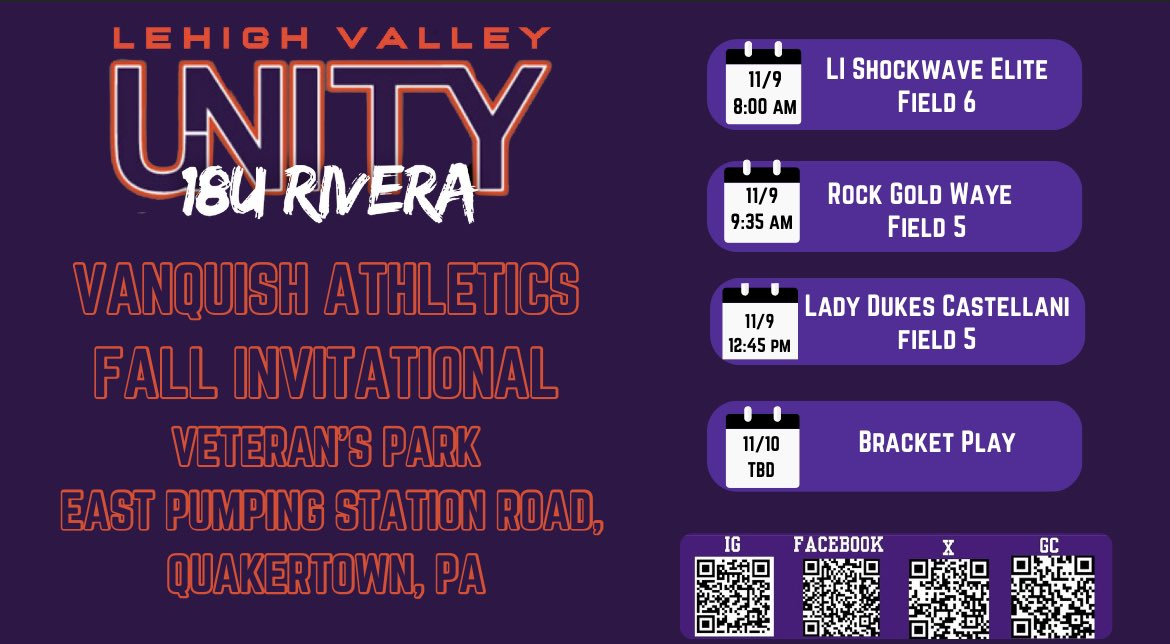 Last fall tournament upcoming! I can’t wait to leave it all out on the field!