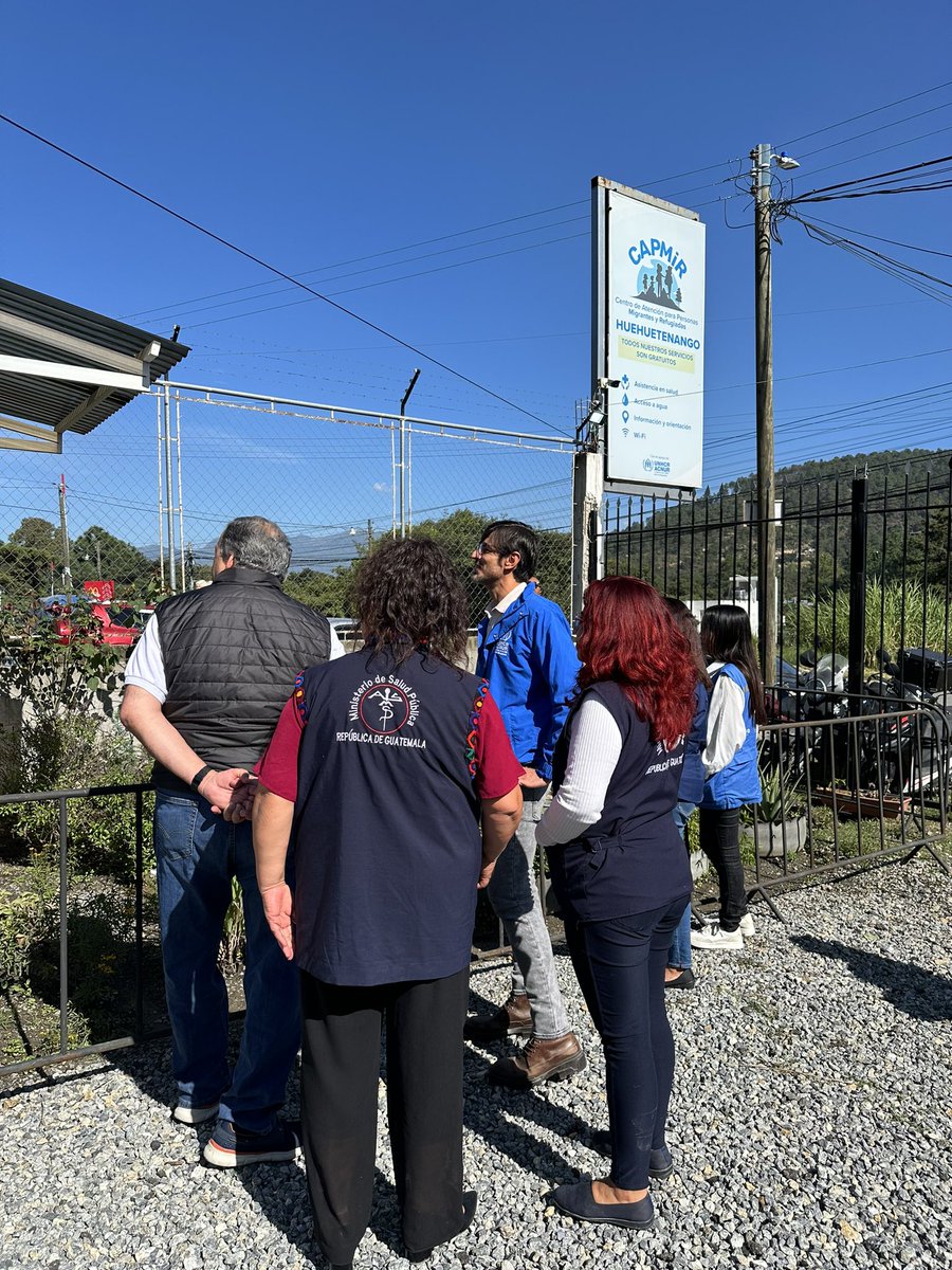 MBarreto_RC's tweet photo. Estoy en Huehuetenango visitando proyectos. Me complace ver el esfuerzo conjunto en el #CAPMiR entre @ACNUR_es, @OIMGuatemala, @MinSaludGuate Municipalidad y organizaciones de sociedad civil. Resalto la solidaridad de las comunidades de origen. @ONUGuatemala https://t.co/iHDYaIvkZI