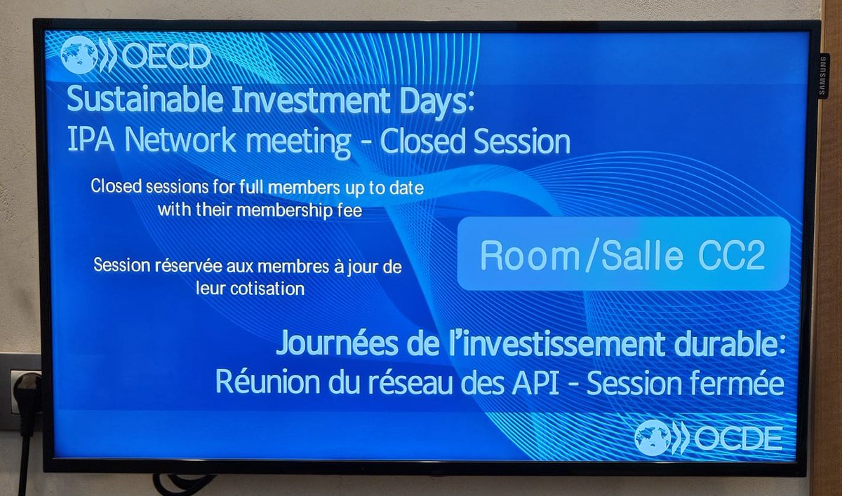 Chile OECD (@chileoecd) on Twitter photo Hoy, <a href="/ChileOECD/">Chile OECD</a> acompaño a Directora de <a href="/InvestChile/">InvestChile</a>, Karla Flores, participó en las Reuniones de Inversiones Sostenibles <a href="/OECD/">OECD ➡️ Better Policies for Better Lives</a>. Ocasión en que moderó el panel sobre el monitoreo y evaluación de las inversiones sostenibles. Hoy, <a href="/ChileOECD/">Chile OECD</a> acompaño a Directora de <a href="/InvestChile/">InvestChile</a>, Karla Flores, participó en las Reuniones de Inversiones Sostenibles <a href="/OECD/">OECD ➡️ Better Policies for Better Lives</a>. Ocasión en que moderó el panel sobre el monitoreo y evaluación de las inversiones sostenibles.