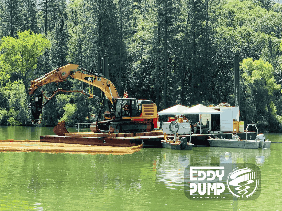 EddyPumpCorp's tweet image. Real-Time Mercury Separation and Environmental Dredge Cleanup Project With the EDDY Pump 6-Inch Excavator Dredge Attachment.

#sludge #dredging #environmentalcleanup #excavators #hitachi #johndeere #caterpillar #dredge #environmentalremediation #heavyequipment