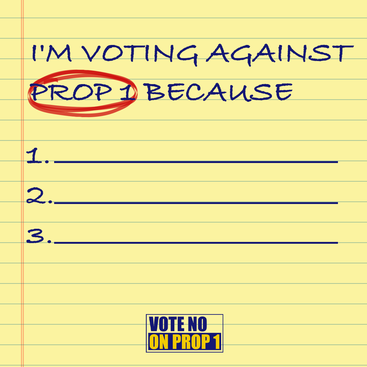 Why are you voting no today?

Give us your top three reasons.