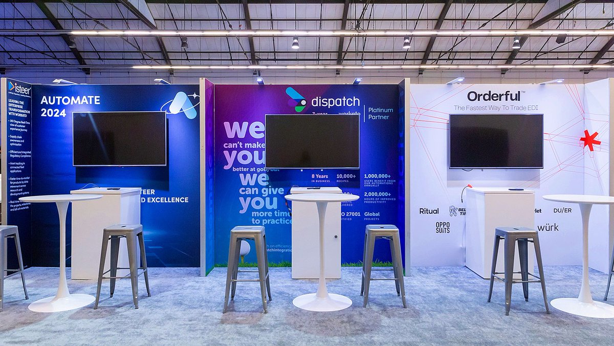 BPSEventDesign's tweet image. Affordable, efficient, and totally captivating! ✨ 

Our booth solutions are perfect for making your brand pop at large events—no stress, no fuss. Let’s elevate your next trade show presence! 

#BlueprintStudios #BoothDesign #EventSolutions #TradeShowSuccess