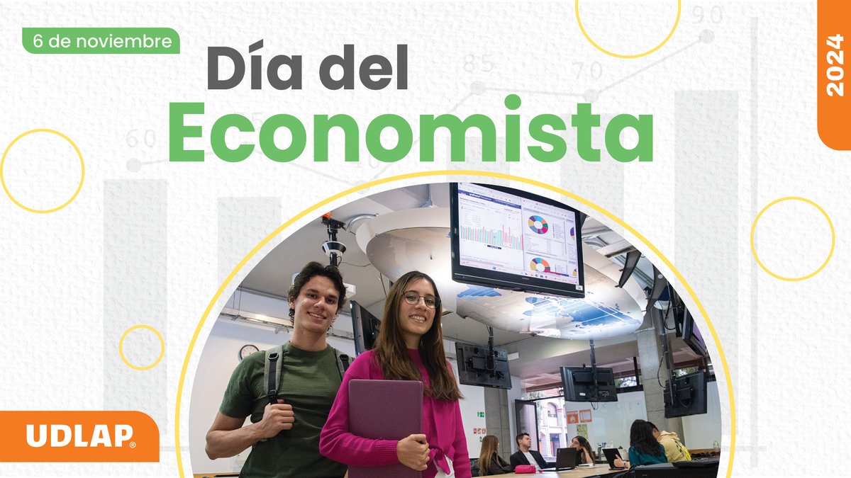 En este #DíaDelEconomista 📈, felicitamos a todos los economistas, con un reconocimiento especial a aquellos que forman parte de nuestra #ComunidadUDLAP.