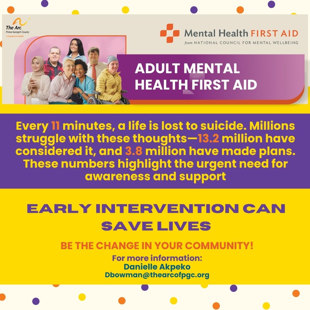 Know the statistics.  Be the change.  Join us for a free Mental Health First Aid workshop. 
#MakingaDifference 
#CommunityCare
#MHFA