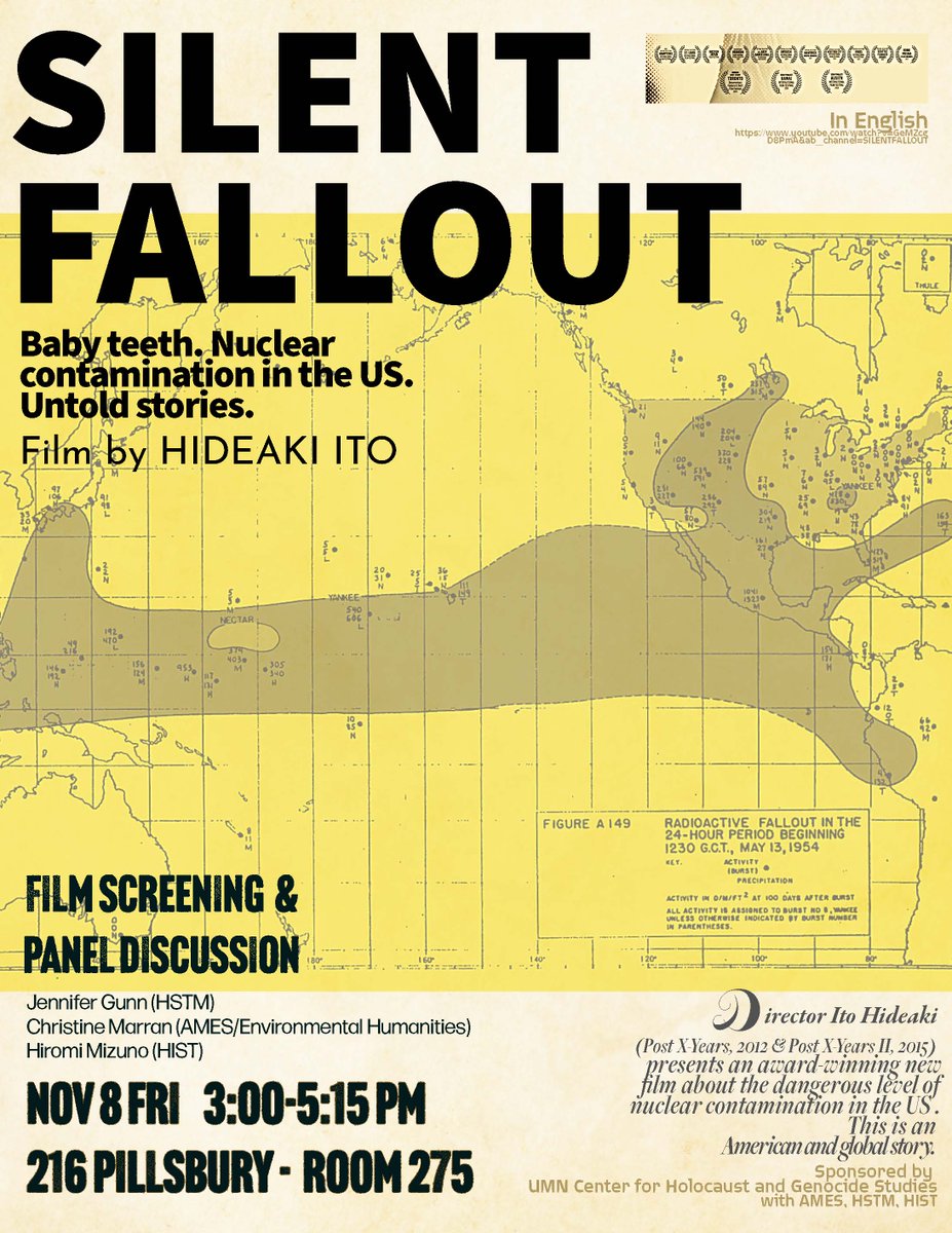 Silent Fallout: Baby Teeth. Nuclear Contamination in the US. Untold Stories. cla.umn.edu/chgs/news-even…