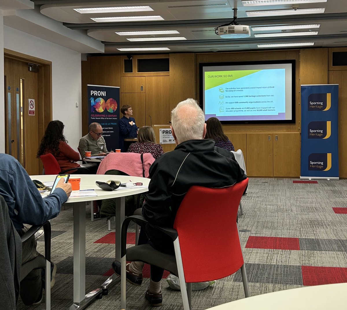 Seán Corr (@scorrlibrary) on Twitter photo Very useful <a href="/sportinghistory/">Sporting Heritage</a> ‘Sharing Stories Study Day’ at PRONI today, learning about the Sporting Heritage network and support on offer, meeting local organisations & individuals who work with sporting stories, collections, and memorabilia. #archives #libraries <a href="/thelinenhall/">The Linen Hall</a> Very useful <a href="/sportinghistory/">Sporting Heritage</a> ‘Sharing Stories Study Day’ at PRONI today, learning about the Sporting Heritage network and support on offer, meeting local organisations & individuals who work with sporting stories, collections, and memorabilia. #archives #libraries <a href="/thelinenhall/">The Linen Hall</a>