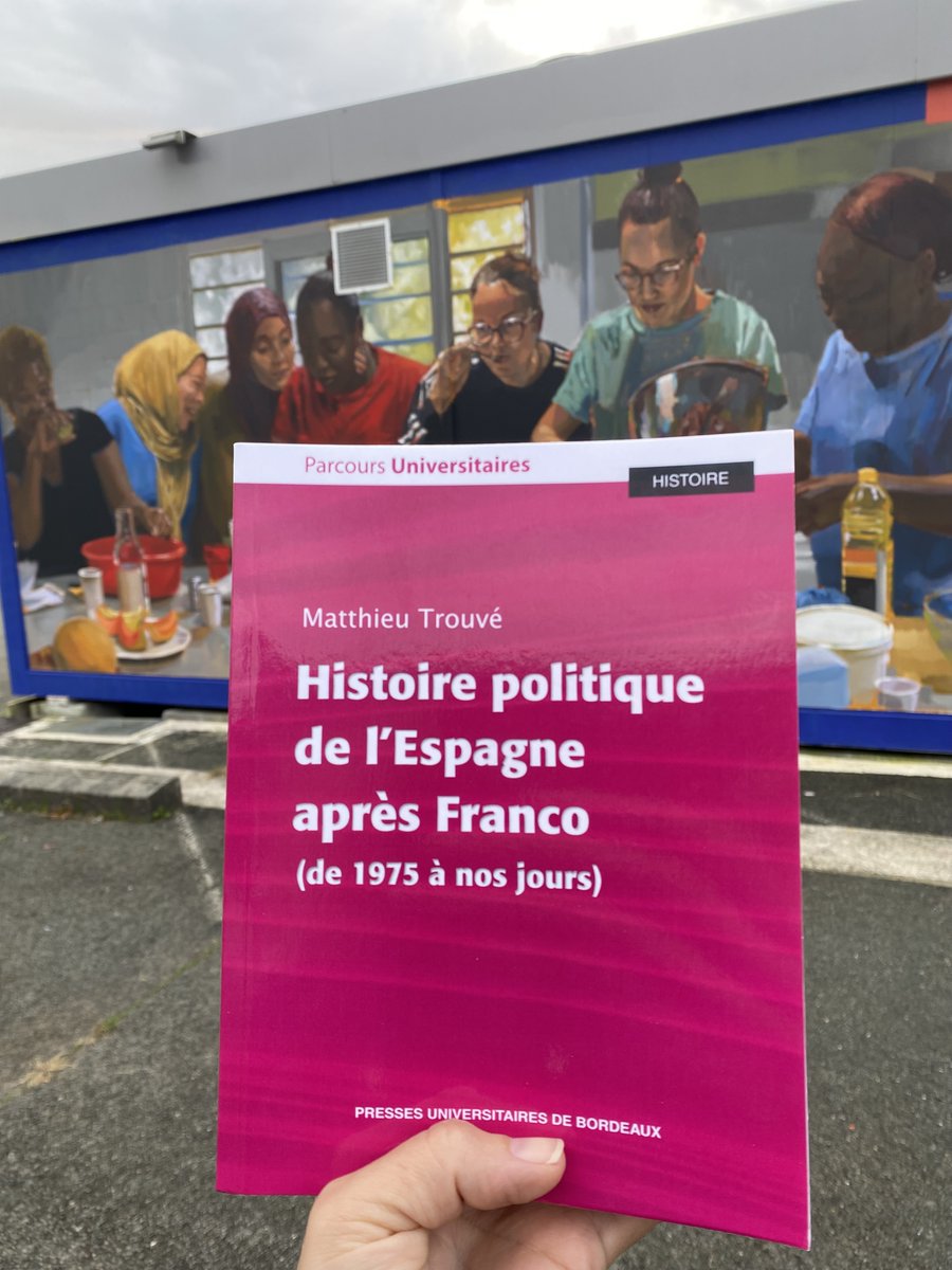 PressesUnivBordeaux (@pressesunivbdx) on Twitter photo Nouveau manuel dans notre collection "Parcours Universitaires" 📚 :
Histoire politique de l'Espagne après Franco (de 1975 à nos jours).
<a href="/matthieutrouve/">Trouvé Matthieu</a>
pub-editions.fr/index.php/ouvr… Nouveau manuel dans notre collection "Parcours Universitaires" 📚 :
Histoire politique de l'Espagne après Franco (de 1975 à nos jours).
<a href="/matthieutrouve/">Trouvé Matthieu</a>
pub-editions.fr/index.php/ouvr…