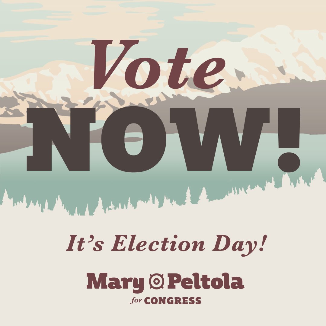 IT’S ELECTION DAY ALASKA!

Time to get to the polls and vote for fish, family, and freedom! The future of our state will be determined by the votes you make today! I’ll see you at the polls.