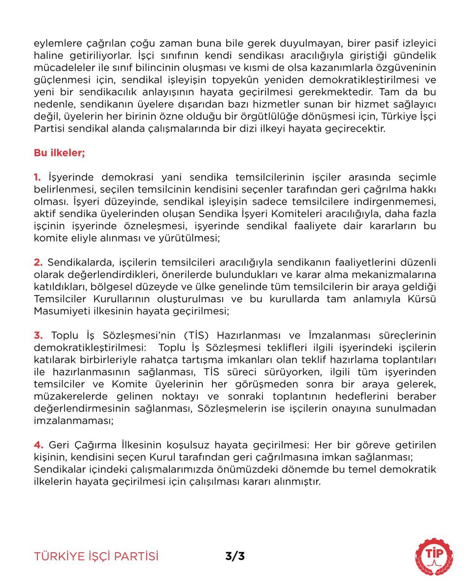TipEmek's tweet image. Yüzlerce işçinin bir araya geldiği 1. İşçi Kurultayından, işçi sınıfı tarihine imza atacak kararlarla çıktık.

📍 İşçi Okulu, sınıfın içinden öncü işçiler yetiştirmek üzere yola çıkacak.

📍1 Mayıs’a güçlendirilmiş sektör koordinasyonu ile gidecek, tüm iş kollarından işçileri…