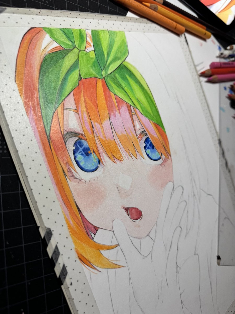 datechan764's tweet photo. 1年半ぶりに続き描いてます🍀 https://t.co/Cl3N09p9i3