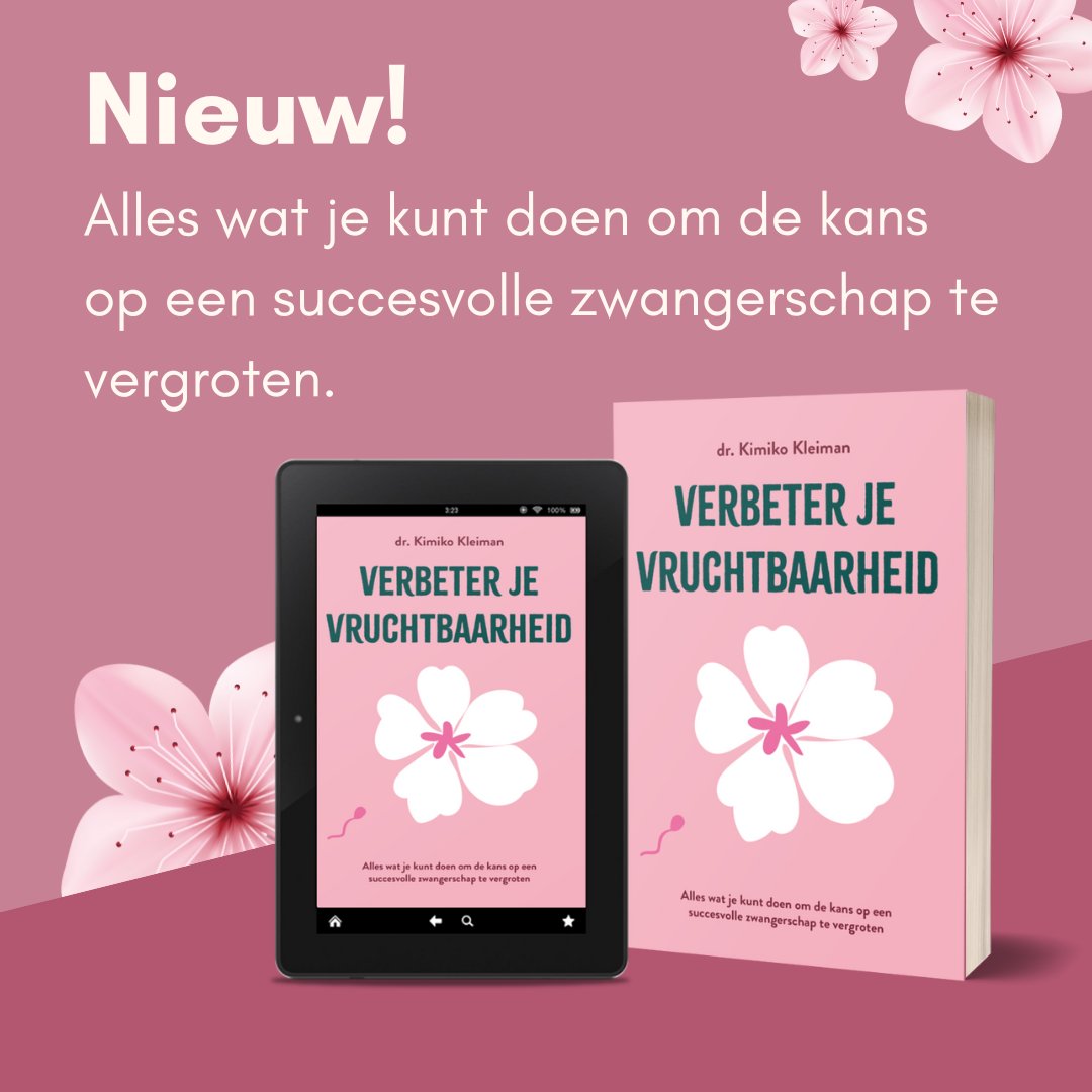 🌸 NIEUW! 🌸 'Verbeter je vruchtbaarheid' van Kimiko Kleiman is vanaf vandaag verkrijgbaar bij jouw favoriete (online) boekhandel!

Meer weten? 👉 l8r.it/8cLr
