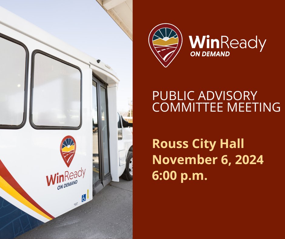 We want to know if the WinReady On Demand service is meeting your family’s needs! Please join us for a Public Advisory Committee meeting on Wednesday, November 6 at 6:00 p.m., at Rouss City Hall, to let us know what you think.