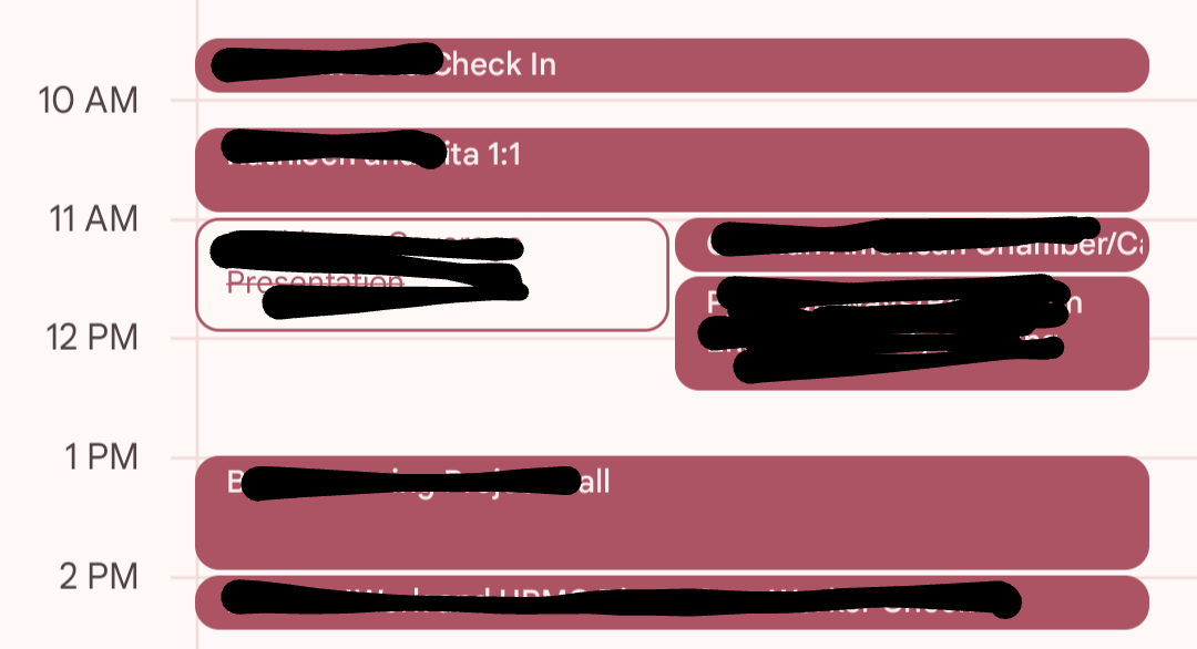 Dog I can't even drink tonight look at my meetings tomorrow 😭