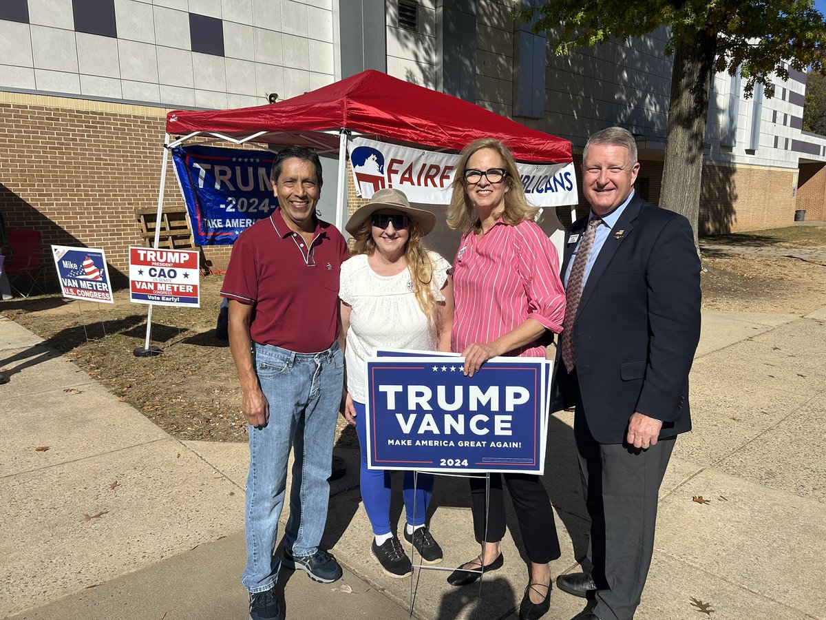 FairfaxGOP's tweet image. Republicans are energized and ready to make their voices heard here at Lake Braddock High School! If you haven’t voted yet, make sure to stop by your local polling place and cast your ballot—every vote counts! #ElectionDay #GetOutTheVote #LakeBraddockHS #trump2024