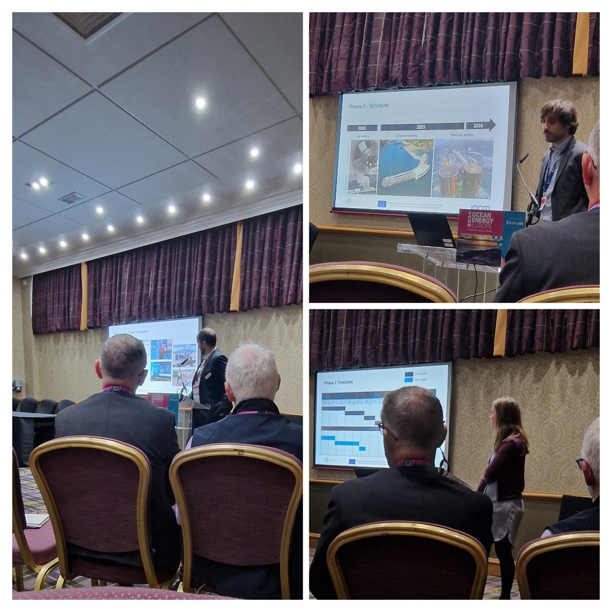 Wave Energy Scotland (@waveenergyscot) on Twitter photo Great to hear updates on the phase 3 <a href="/EuropeWave_EU/">EuropeWave</a> projects from <a href="/carnegieclean/">Carnegie Clean Energy</a> <a href="/moceanenergy/">Mocean Energy</a> <a href="/IdomGroup/">IDOM</a> #OEE24 Great to hear updates on the phase 3 <a href="/EuropeWave_EU/">EuropeWave</a> projects from <a href="/carnegieclean/">Carnegie Clean Energy</a> <a href="/moceanenergy/">Mocean Energy</a> <a href="/IdomGroup/">IDOM</a> #OEE24