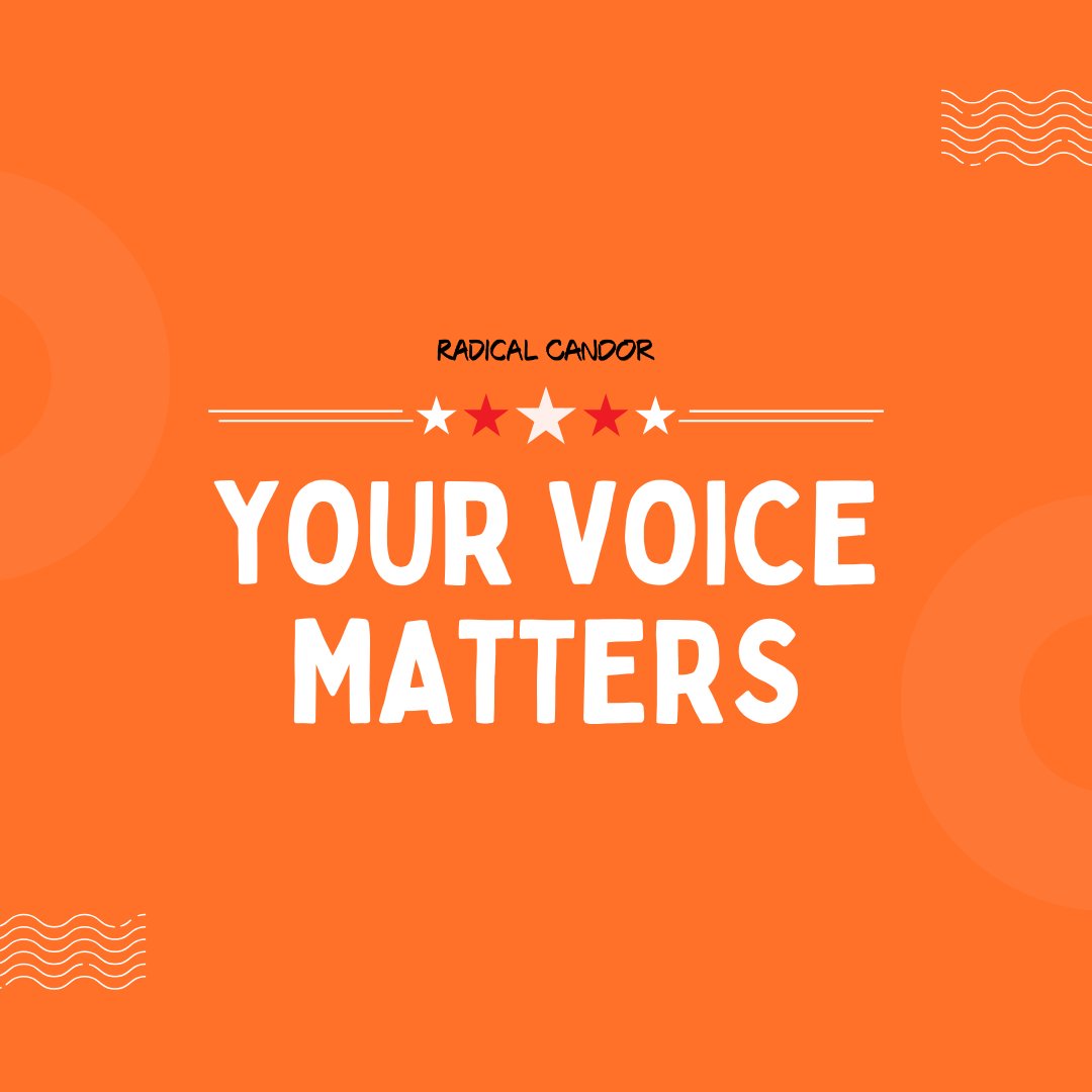 Today is Election Day, and your voice matters! Voting is one of the most powerful ways to make a difference in your community and beyond. Take the time to cast your ballot and let your voice be heard.  🧡

#RadicalCandor #YourVoiceMatters #Vote2024 #MakeADifference