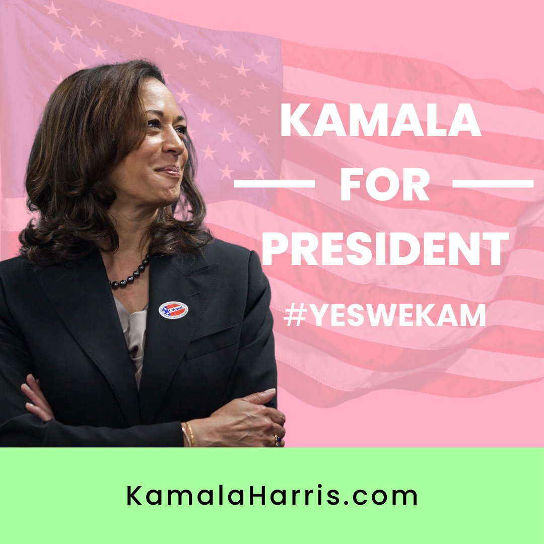 It’s time for real leadership. Kamala Harris is ready to keep fighting for our communities. Let’s show her our support. 🗳️ #YesWeKam #ForHarris