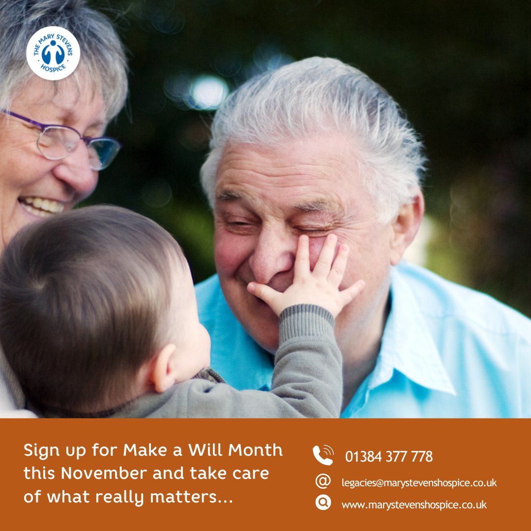 The Mary Stevens Hospice (@mshospice) on Twitter photo 🌟Give a gift that lasts a lifetime. This November, we're teaming up with local will writers to offer discounted services, with 50% of fees supporting our Hospice.
Our partners: Kings Will’s Wills, <a href="/WJClaw/">Wall James Chappell</a> and <a href="/talbotslaw/">Talbots Law</a>
Register today:
marystevenshospice.co.uk/event/make-a-w…
#MakeAWillMonth 🌟Give a gift that lasts a lifetime. This November, we're teaming up with local will writers to offer discounted services, with 50% of fees supporting our Hospice.
Our partners: Kings Will’s Wills, <a href="/WJClaw/">Wall James Chappell</a> and <a href="/talbotslaw/">Talbots Law</a>
Register today:
marystevenshospice.co.uk/event/make-a-w…
#MakeAWillMonth