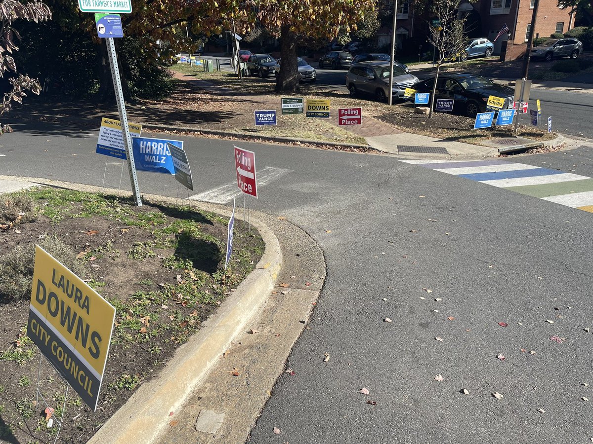 Hello from the City of Falls Church.

As of his latest report at 9 a.m., <a href="/davebjerke/">Dave Bjerke</a> reports that the city has a turnout 66.61%. 👀 

<a href="/MercuryVirginia/">The Virginia Mercury</a> #Election2024  #VA7 #VA8 #VA10 #VA11