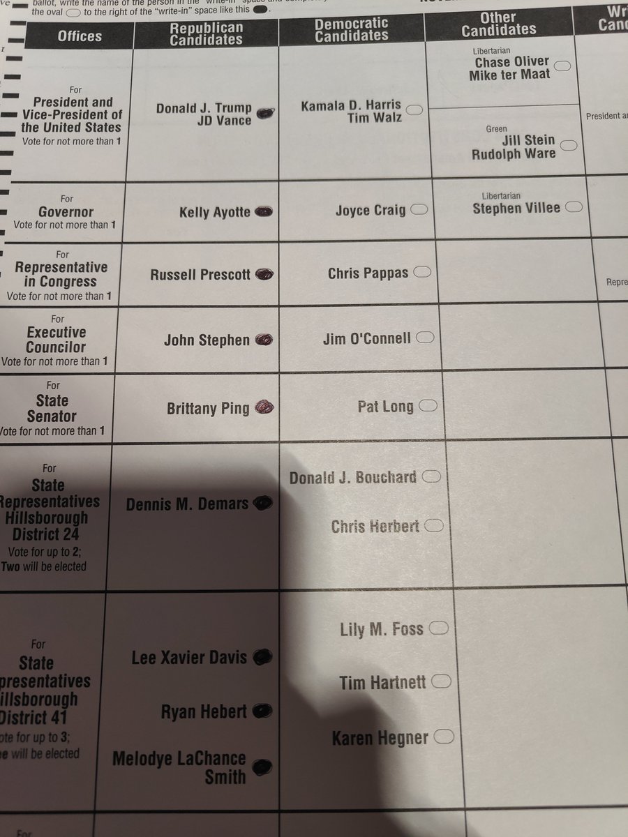 jeremykauffman's tweet image. We voted for a free New Hampshire and a free America.