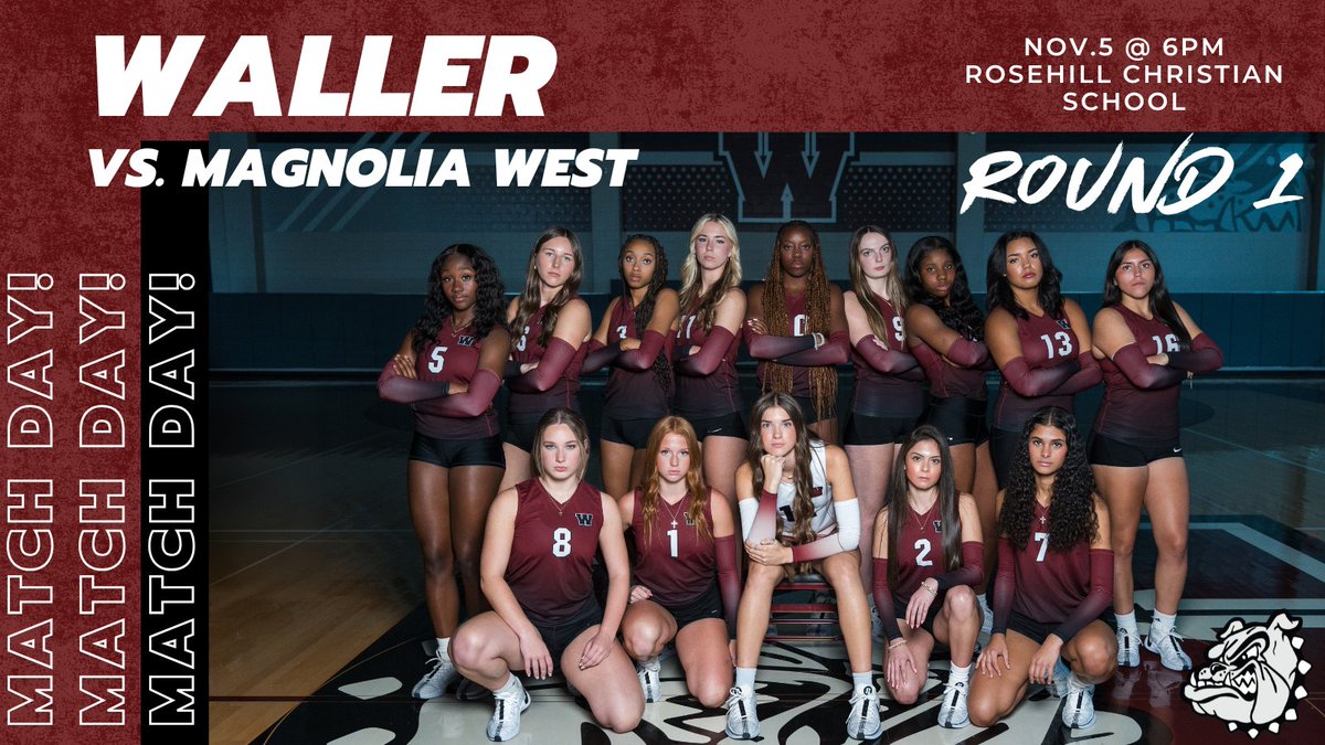 ‼️Round one of #playoffs ‼️ Come out and be loud!

#WeAreWaller #MatchDay #VolleyNews