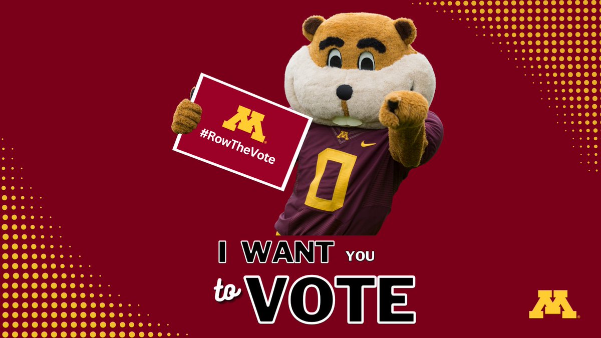 It's Election Day! Remember to get out and vote. 🗳️

For information on when and where to vote, visit: m-vote.umn.edu