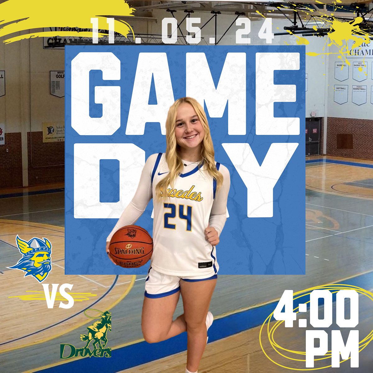 🔥 🔥GAMEDAY🔥🔥
🆚 University of Science and Arts in Oklahoma
📍Lindsborg, Ks
⏱️4:00 
📺 kcacnetwork.com/bethanyks/?B=1…
📈 bethanyswedes.com/sports/wbkb/20…
.
.
.
#GOSWEDES #ROCKARSTOCKAR