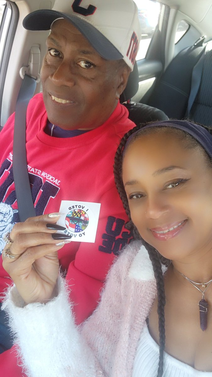 It's Election Day! No more undecided stuff. You already know.  We voted early last week with no reservations.
#HarrisWalz2024 #AngelaAlsobrooksUSSenate2024