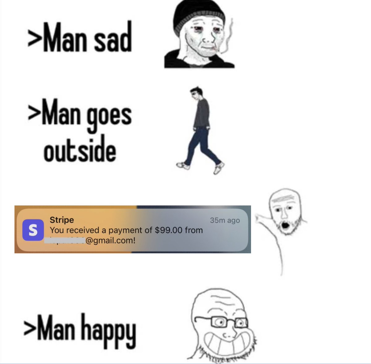 We're simple creatures
