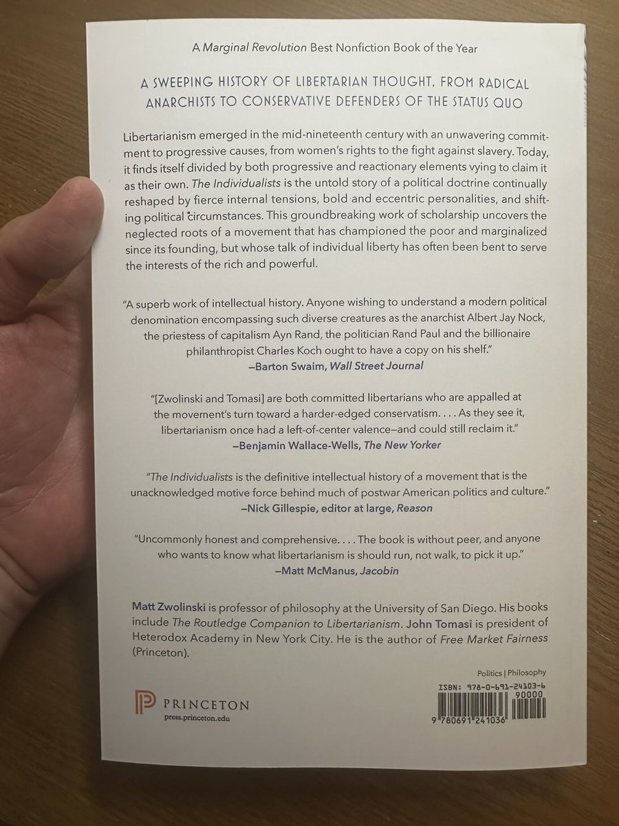 Not happy with your options this Election Day?

Maybe it’s time to explore the libertarian alternative.

And hey, look, the “definitive intellectual history” of the movement is out in paperback today!