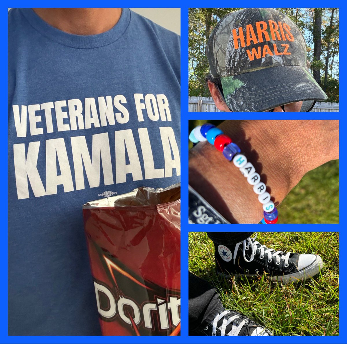 smemperfi's tweet image. Shirt.. ✅
Hat.. ✅
Friendship bracelet.. ✅
Chucks.. ✅
Snacks.. ✅
 Vote is in, let’s get this win NC💙!
#turnNCblue