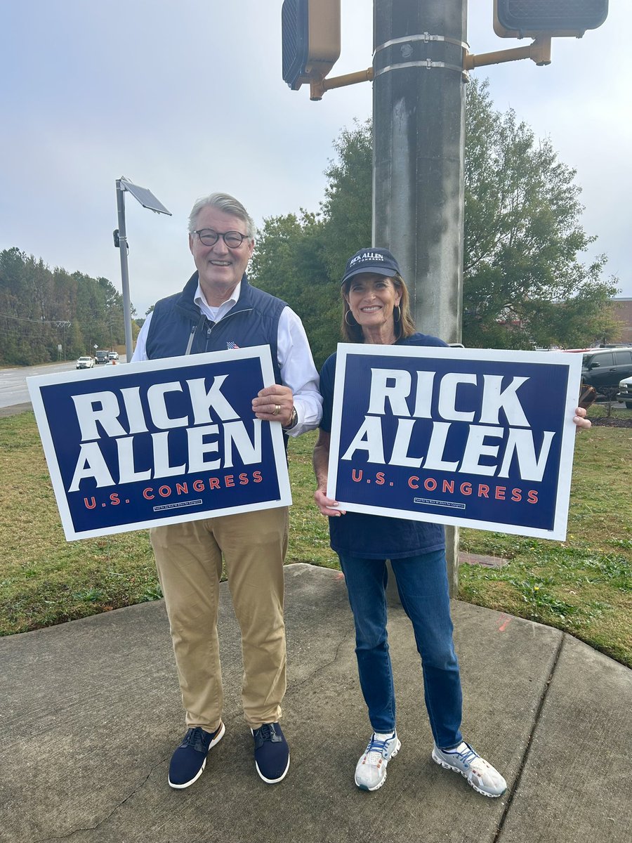 rickallen's tweet image. I need your continued support! Vote Rick Allen for Congress TODAY! 🇺🇸