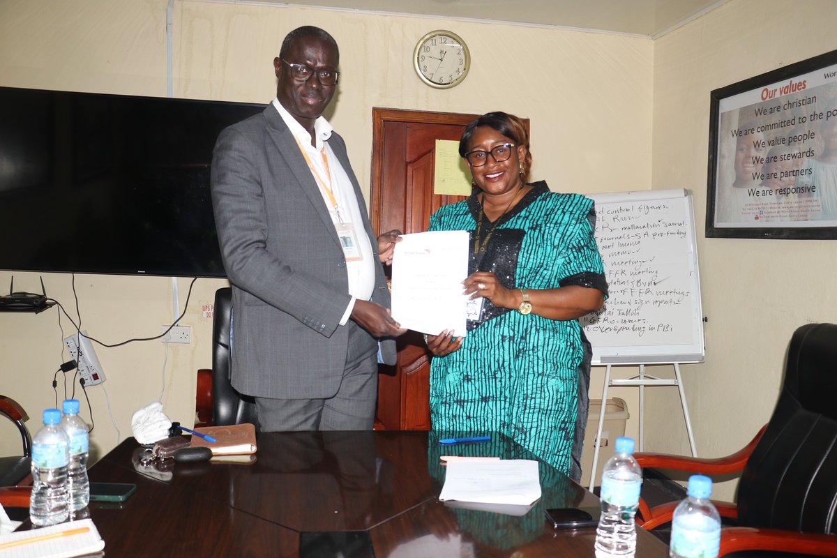 WVSierraLeone's tweet photo. Today, World Vision and World Hope International Sierra Leone signed an MOU to enhance collaboration on key issues like Child Protection, Education, Health, WASH, and more. Together, we're committed to creating sustainable change for Sierra Leone’s most vulnerable communities! https://t.co/svOuLOJbXF