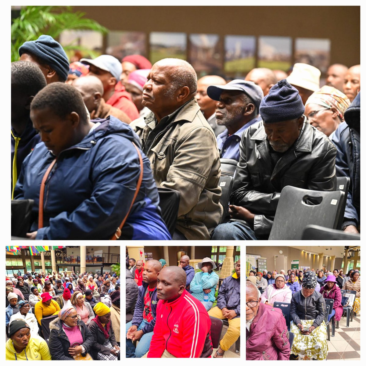 DOAgov_ZA's tweet photo. [In Pictures 📸] Farmers from across KwaZulu-Natal’s eThekwini Metro made their presence felt at today's #DistrictDevelopmentModel (DDM) Pre-Imbizo. @GovernmentZA @foodformzansi @FarmersWeeklySA @GCISMedia @VukuzenzeleNews https://t.co/STQ2PGmSrs