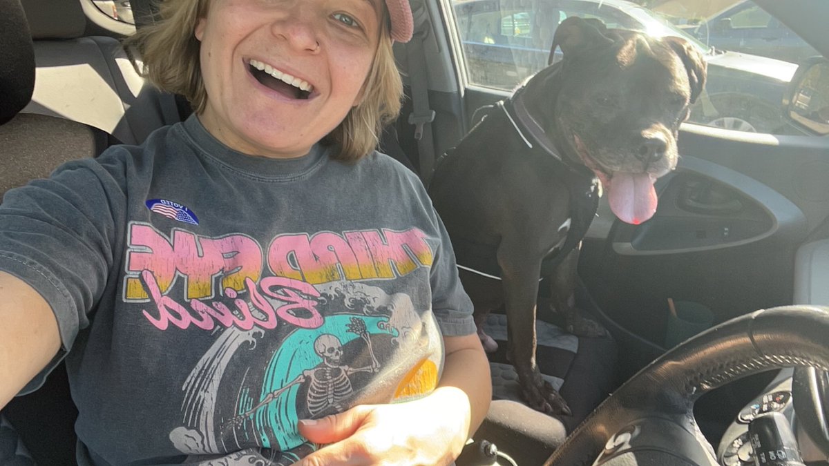 Baby Fisher &amp; Ranger helped me vote today! 🗳️It’s so important to make our voices heard. Let’s make a difference together, get out and vote! #ElectionDay #YourVoteMatters <a href="/KamalaHarris/">Kamala Harris</a> <a href="/JoshStein_/">Josh Stein</a>